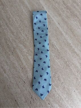Bonobos Light Blue Tie with Butterfly Motif
